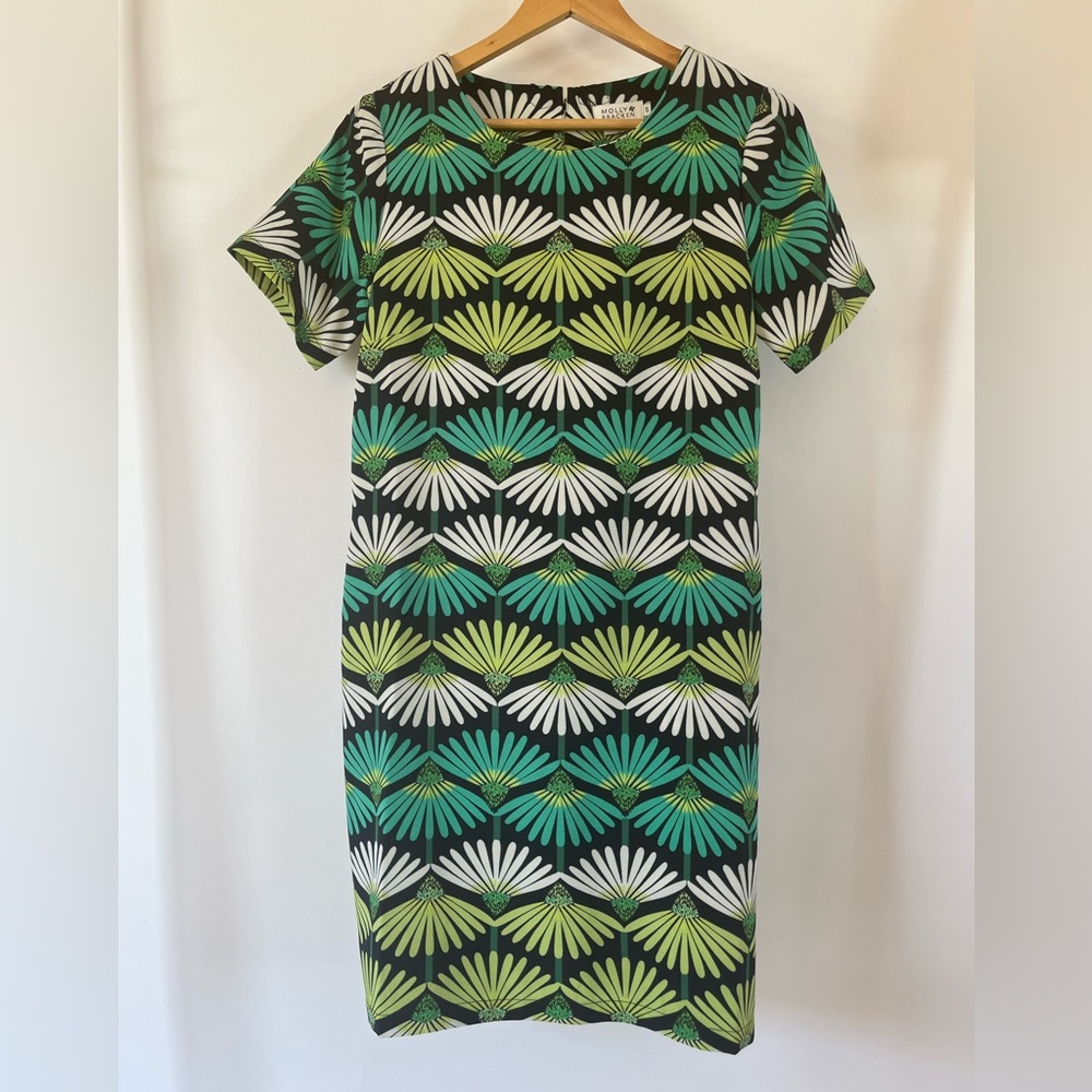 Mod floral shift dress